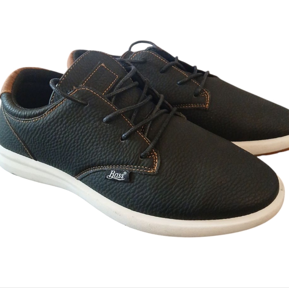 BASS Relax Fashion   Upper Sole Sports Trainers. Mens.  Black. Size 8